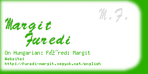 margit furedi business card